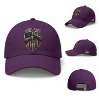 Catholic Knight Templar Crusader Baseball Cap Rertro Deus Vult American Flag