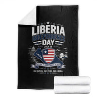 Liberia Independence Day July 26 Patriotic Pride Throw Blanket