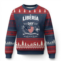 Liberia Independence Day July 26 Patriotic Pride Ugly Christmas Sweater