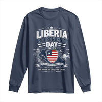 Liberia Independence Day July 26 Patriotic Pride Long Sleeve Shirt
