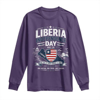 Liberia Independence Day July 26 Patriotic Pride Long Sleeve Shirt