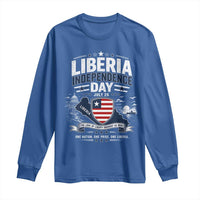 Liberia Independence Day July 26 Patriotic Pride Long Sleeve Shirt