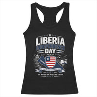 Liberia Independence Day July 26 Patriotic Pride Racerback Tank Top