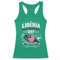 Liberia Independence Day July 26 Patriotic Pride Racerback Tank Top