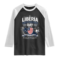Liberia Independence Day July 26 Patriotic Pride Raglan Shirt