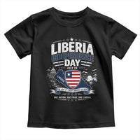 Liberia Independence Day July 26 Patriotic Pride Toddler T Shirt