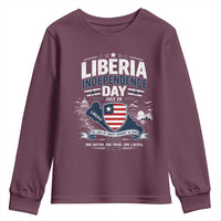 Liberia Independence Day July 26 Patriotic Pride Youth Sweatshirt