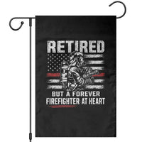 Retired Firefighter Garden Flag Fireman Pride 911 Rescue Retirement Gift