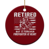 Retired Firefighter Ceramic Ornament Fireman Pride 911 Rescue Retirement Gift