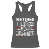 Retired Firefighter Racerback Tank Top Fireman Pride 911 Rescue Retirement Gift