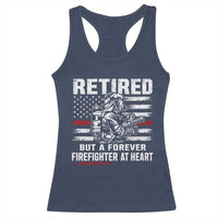 Retired Firefighter Racerback Tank Top Fireman Pride 911 Rescue Retirement Gift