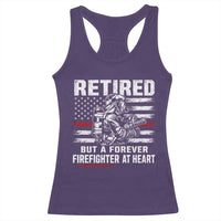 Retired Firefighter Racerback Tank Top Fireman Pride 911 Rescue Retirement Gift