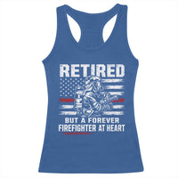 Retired Firefighter Racerback Tank Top Fireman Pride 911 Rescue Retirement Gift