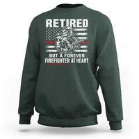 Retired Firefighter Sweatshirt Fireman Pride 911 Rescue Retirement Gift