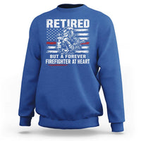 Retired Firefighter Sweatshirt Fireman Pride 911 Rescue Retirement Gift