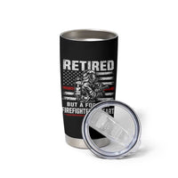 Retired Firefighter Tumbler Cup Fireman Pride 911 Rescue Retirement Gift