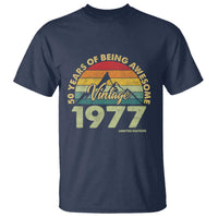 50th Birthday T Shirt Vintage 1977 Limited Edition 50 Year Old Gift