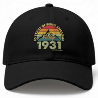 95th Birthday Baseball Cap Vintage 1931 Limited Edition 95 Year Old Gift