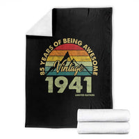 85th Birthday Throw Blanket Vintage 1941 Limited Edition 85 Year Old Gift