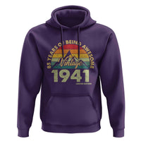 85th Birthday Hoodie Vintage 1941 Limited Edition 85 Year Old Gift