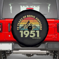 75th Birthday Spare Tire Cover Vintage 1951 Limited Edition 75 Year Old Gift