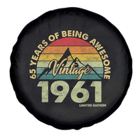65th Birthday Spare Tire Cover Vintage 1961 Limited Edition 65 Year Old Gift