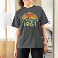 65th Birthday T Shirt For Women Vintage 1961 Limited Edition 65 Year Old Gift