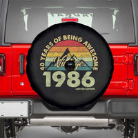 40th Birthday Spare Tire Cover Vintage 1986 Limited Edition 40 Year Old Gift