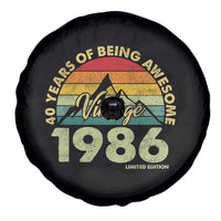 40th Birthday Spare Tire Cover Vintage 1986 Limited Edition 40 Year Old Gift