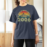 20th Birthday T Shirt For Women Vintage 2006 Limited Edition 20 Year Old Gift