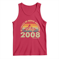 18th Birthday Tank Top Vintage 2008 Limited Edition 18 Year Old Gift