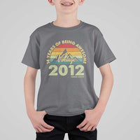 14th Birthday T Shirt For Kid Vintage 2012 Limited Edition 14 Year Old Gift