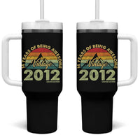 14th Birthday Tumbler With Handle Vintage 2012 Limited Edition 14 Year Old Gift