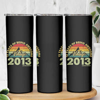 13th Birthday Skinny Tumbler Vintage 2013 Limited Edition 13 Year Old Gift