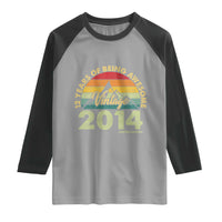 12th Birthday Raglan Shirt Vintage 2014 Limited Edition 12 Year Old Gift