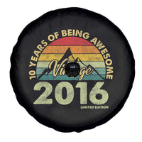 10th Birthday Spare Tire Cover Vintage 2016 Limited Edition 10 Year Old Bday Gift