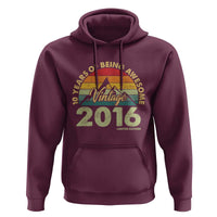 10th Birthday Hoodie Vintage 2016 Limited Edition 10 Year Old Bday Gift