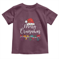 Merry Cruisemas Toddler T Shirt Family Christmas Cruise Holiday Trip - Wonder Print Shop