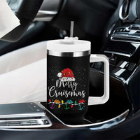 Merry Cruisemas Tumbler With Handle Family Christmas Cruise Holiday Trip - Wonder Print Shop