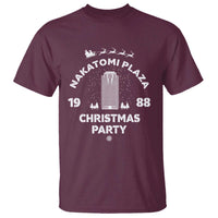 Nakatomi Plaza Christmas Party T Shirt Funny 80's Movie Xmas Party - Wonder Print Shop