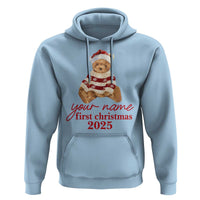 Personalised My First Christmas Hoodie Custom Name Newborn Baby 1st Xmas - Wonder Print Shop