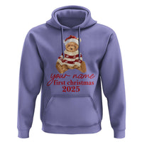 Personalised My First Christmas Hoodie Custom Name Newborn Baby 1st Xmas - Wonder Print Shop