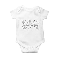 Sorry Santa I Drank The Milk Baby Onesie Newborn Baby First Xmas - Wonder Print Shop