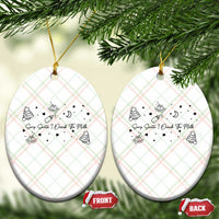 Sorry Santa I Drank The Milk Ceramic Ornament Newborn Baby First Xmas - Wonder Print Shop