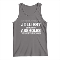 Funny Christmas Tank Top Jolliest Bunch of A-Holes Xmas Vacation - Wonder Print Shop