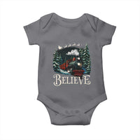Polar Express Baby Onesie Christmas Believe - Wonder Print Shop