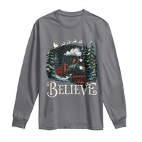 Polar Express Long Sleeve Shirt Christmas Believe - Wonder Print Shop