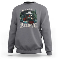 Polar Express Sweatshirt Christmas Believe - Wonder Print Shop