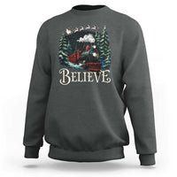 Polar Express Sweatshirt Christmas Believe - Wonder Print Shop