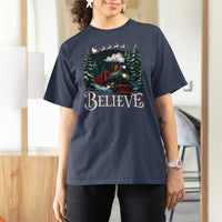Polar Express T Shirt For Women Christmas Believe - Wonder Print Shop